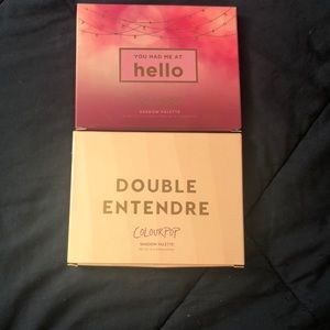 Two brand new colourpop eye shadow palettes